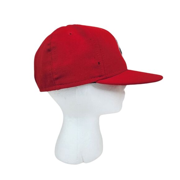 New Era 59/50 Cleveland Indians Wool Embroidered Logo Fitted Hat 6 7/8 - Picture 4 of 8